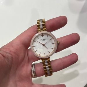 Kate Spade Gold and Pink watch, works!
